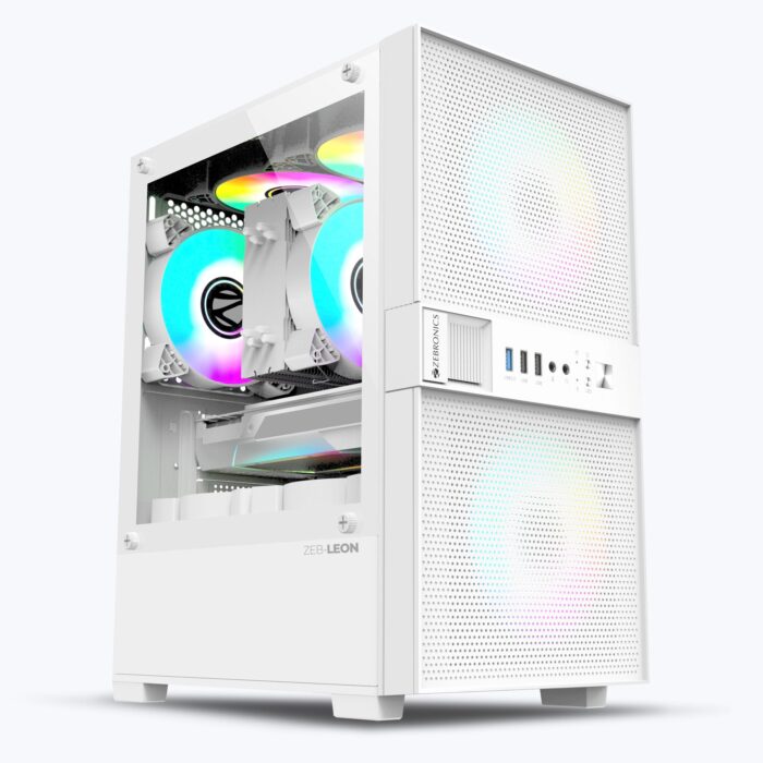 Zebronics Leon Pro Cabinet White F-2+1